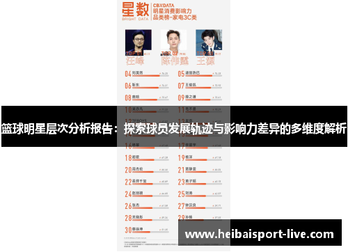篮球明星层次分析报告：探索球员发展轨迹与影响力差异的多维度解析